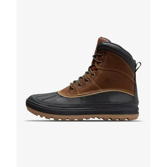 Nike ACG Woodside II 525393-770 Men's Gold Leaf Anthracite Leather Shoes WOO174 - Picture 3 of 10